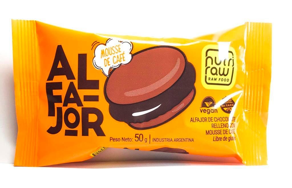 ALFAJOR NUTRI RAW CHOCOLATE MOUSSE DE CAFÉ
