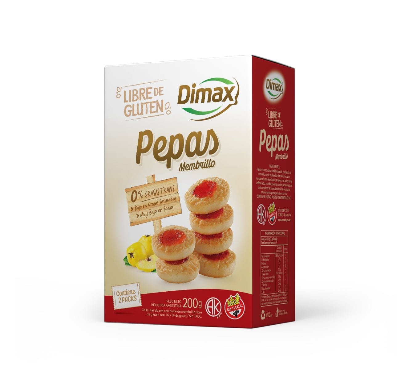PEPAS DIMAX MEBRILLO 200 G