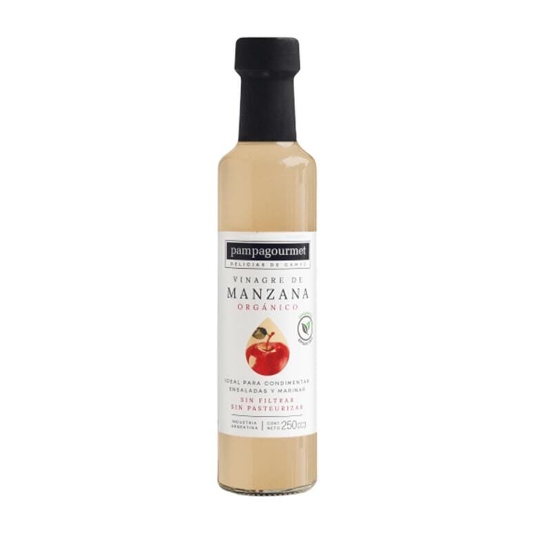 VINAGRE PAMPAGOURMET DE SIDRA DE MANZANA ORGANICO 250 CM3
