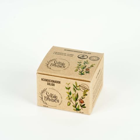 ACONDICIONADOR SOLIDO CON JOJOBA Y MANTECA DE CACAO SENTIDA BOTANICA 100GR