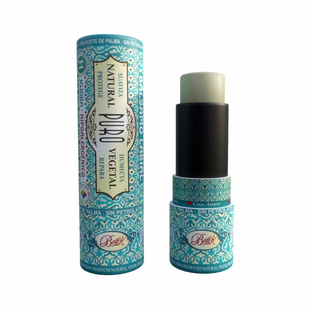 BALSAMO LABIAL BOTIK NEUTRO HIPOALERGENICO JOJOBA ARGAN COCO Y RICINO