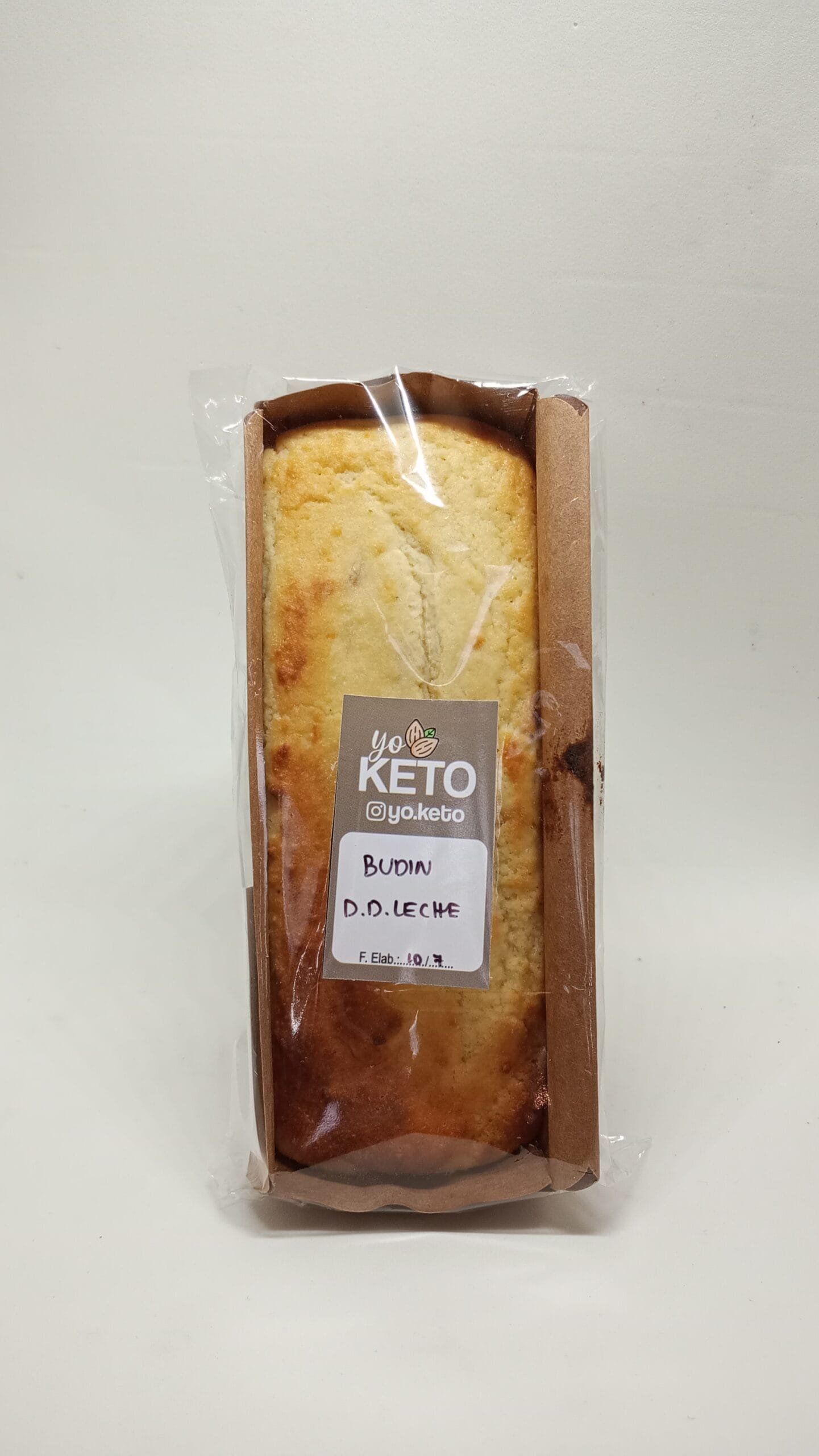 BUDIN YO KETO CON DULCE DE LECHE KETO