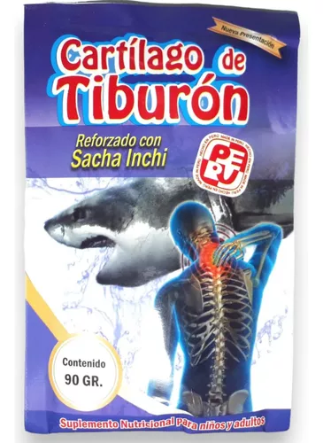 CARTILAGO DE TIBURON G REFORZADO CON SACHA INCHI 100 G