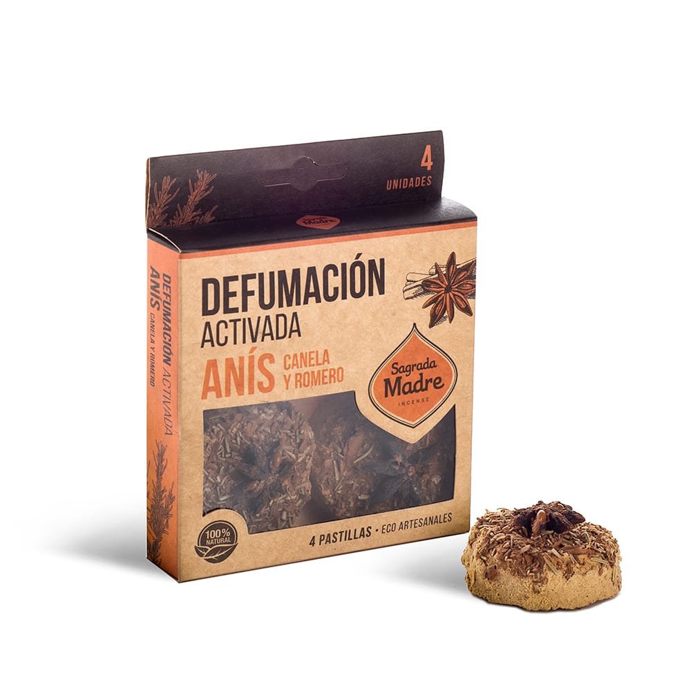 DEFUMACION ACTIVADA PALO SANTO SAGRADA MADRE X4