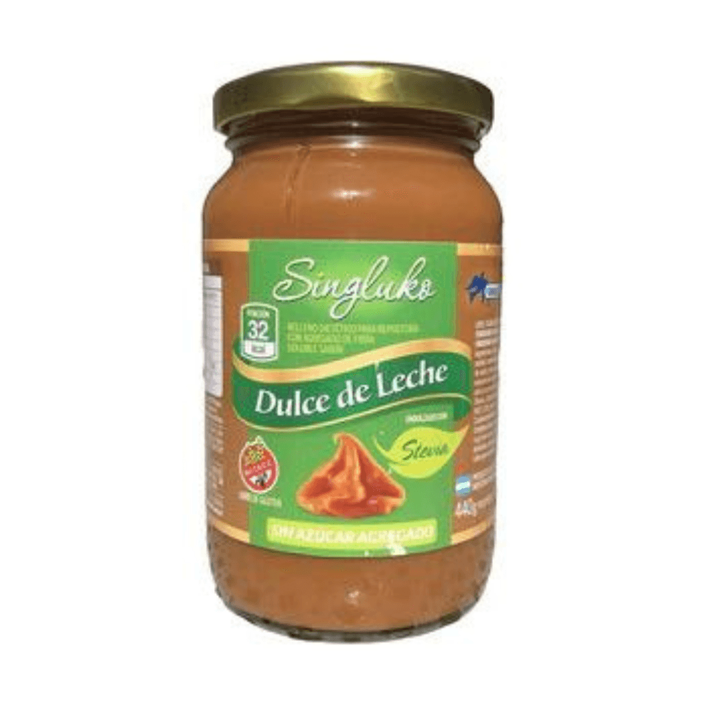 DULCE DE LECHE SINGLUKO SIN AZUCAR CON STEVIA