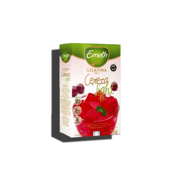 GELATINA EMETH LIGHT SABOR CEREZA