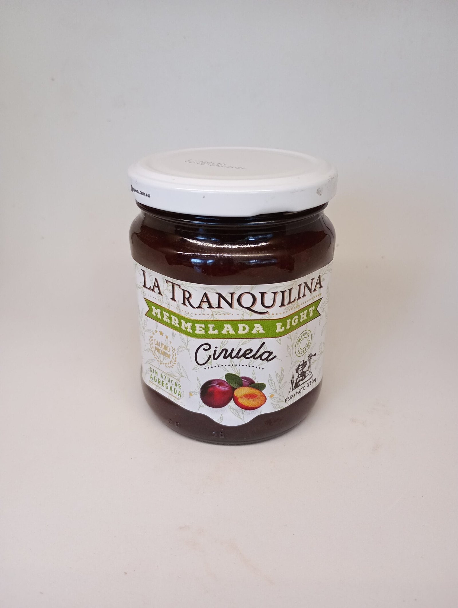 MERMELADA LA TRANQUILINA CIRUELA 330 G