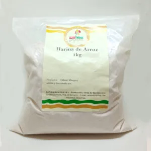 HARINA DE ARROZ NATURALEZA VIVA ORGANICA 1 KG