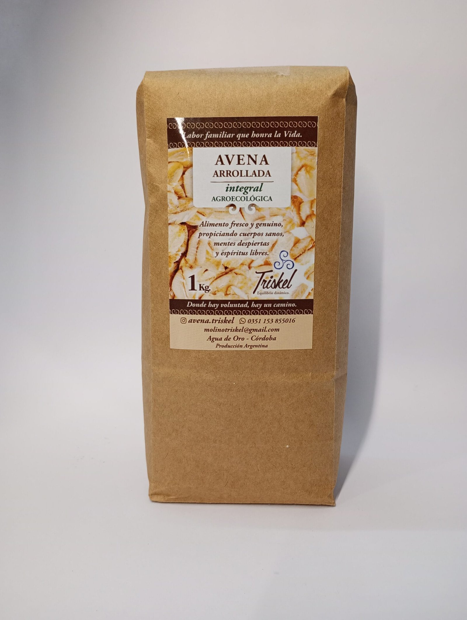 AVENA ARROLLADA TRISKEL 1 KG