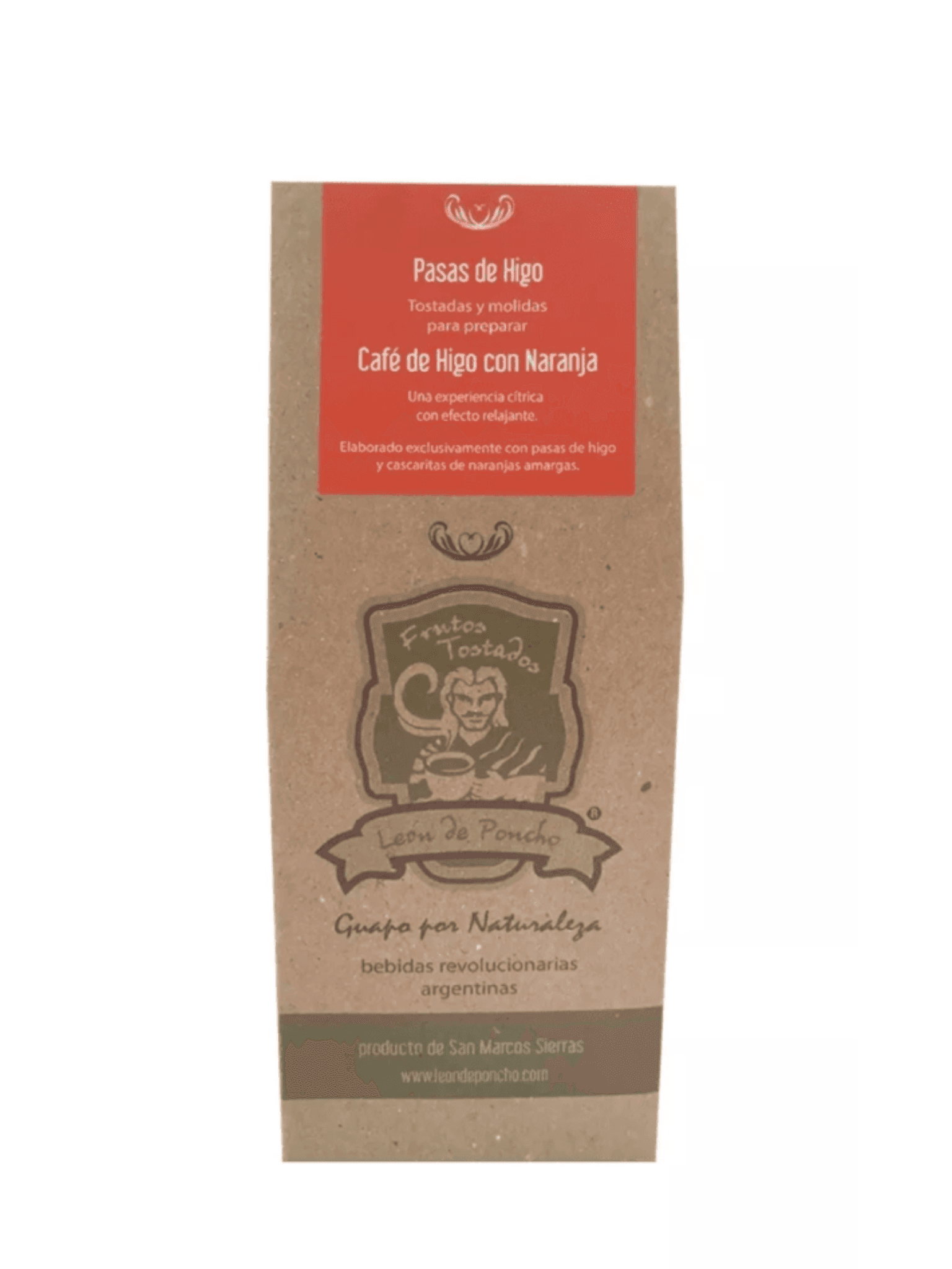 CAFE LEON DEL PONCHO DE HIGO Y NARANJA