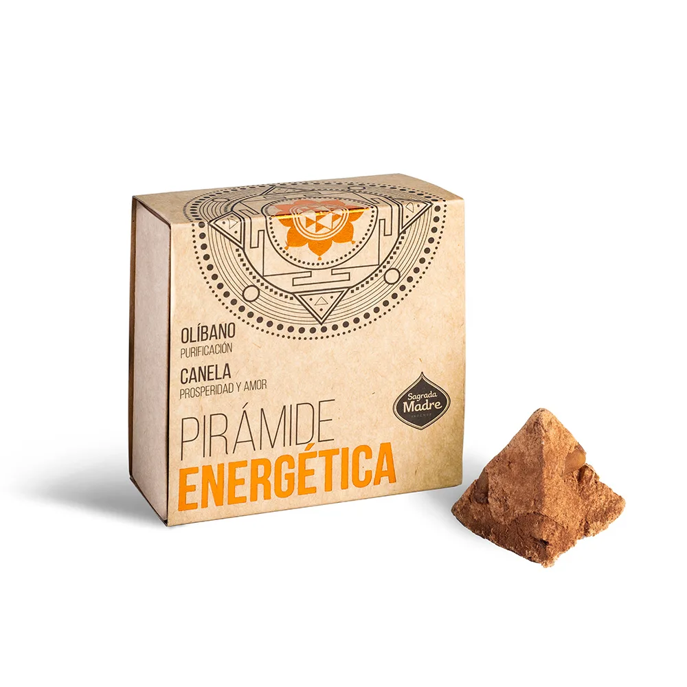 PIRAMIDE ENERGETICA SAGRADA MADRE OLIBANO Y CANELA
