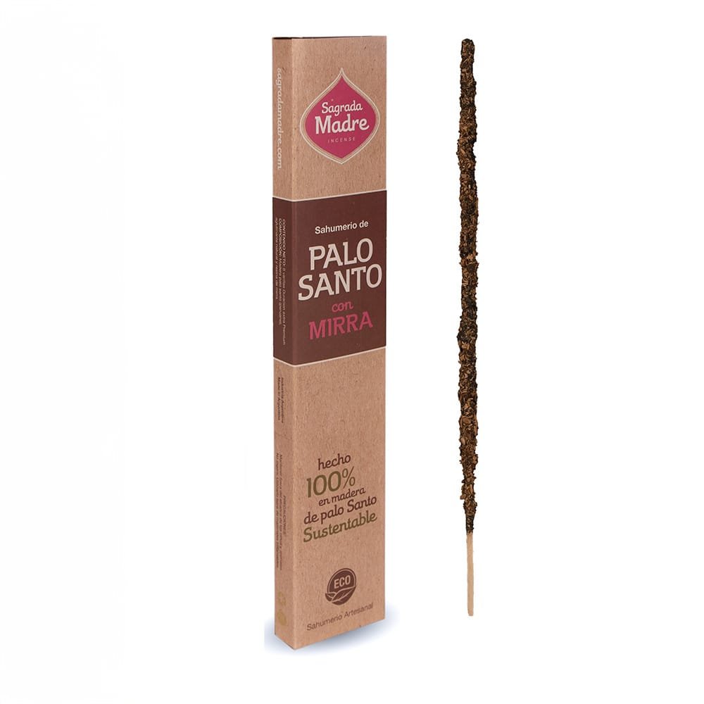 SAHUMERIO SAGRADA MADRE PALO SANTO CON MIRRA