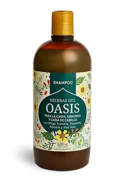 SHAMPOO HIERBAS DEL OASIS CASPA, SEBORREA, CAIDA
