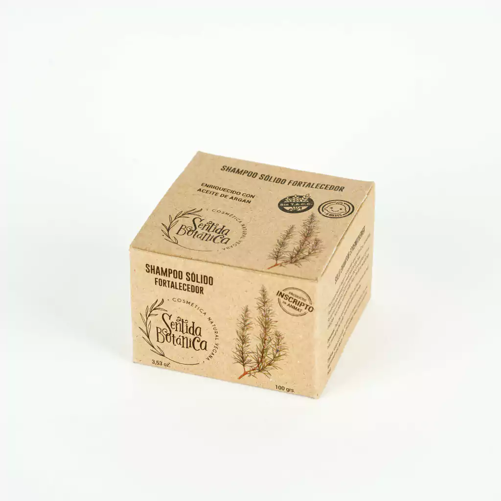 SHAMPOO SOLIDO FORTALECEDOR SENTIDA BOTANICA VEGANO 100GR