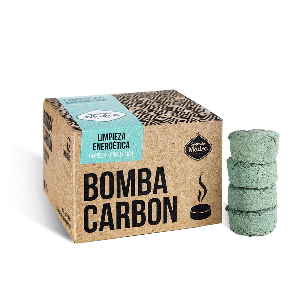 BOMBA CARBON SAGRADA MADRE X 12 LIMPIEZA ENERGETICA