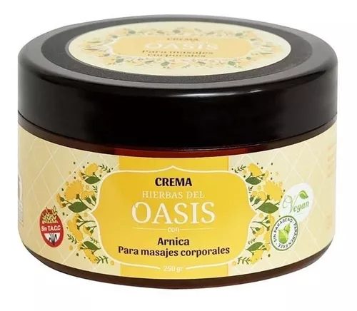CREMA PARA MASAJES CORPORALES HIERBAS DEL OASIS CON ARNICA