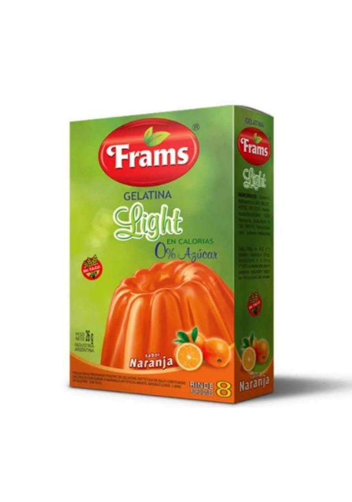 GELATINA FRAMS LIGHT SABOR FRUTILLA