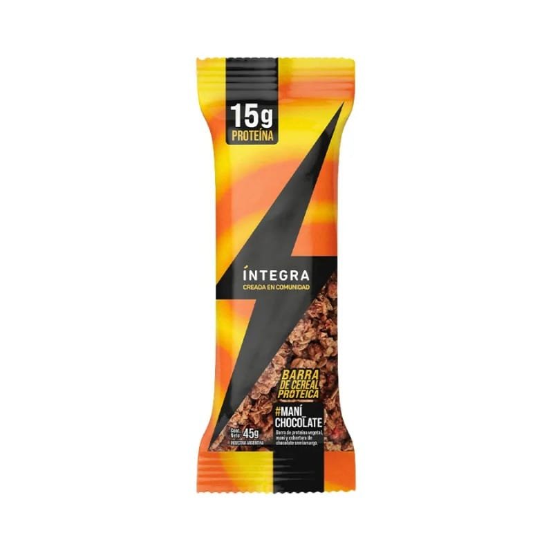 BARRITA PROTEICA MANI Y CHOCOLATE INTEGRA 45G