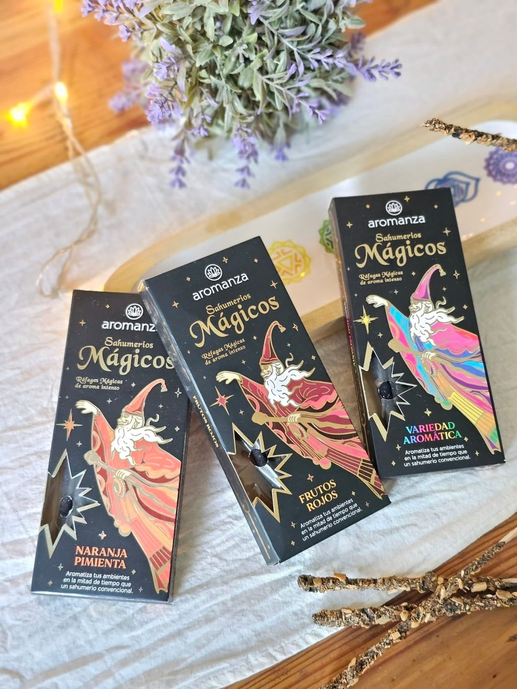 SAHUMERIO MAGICOS AROMANZA MIX RESINAS