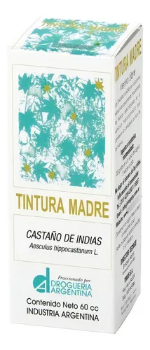TINTURA MADRE DROGUERIA ARGENTINA CASTAÑO DE INDIAS