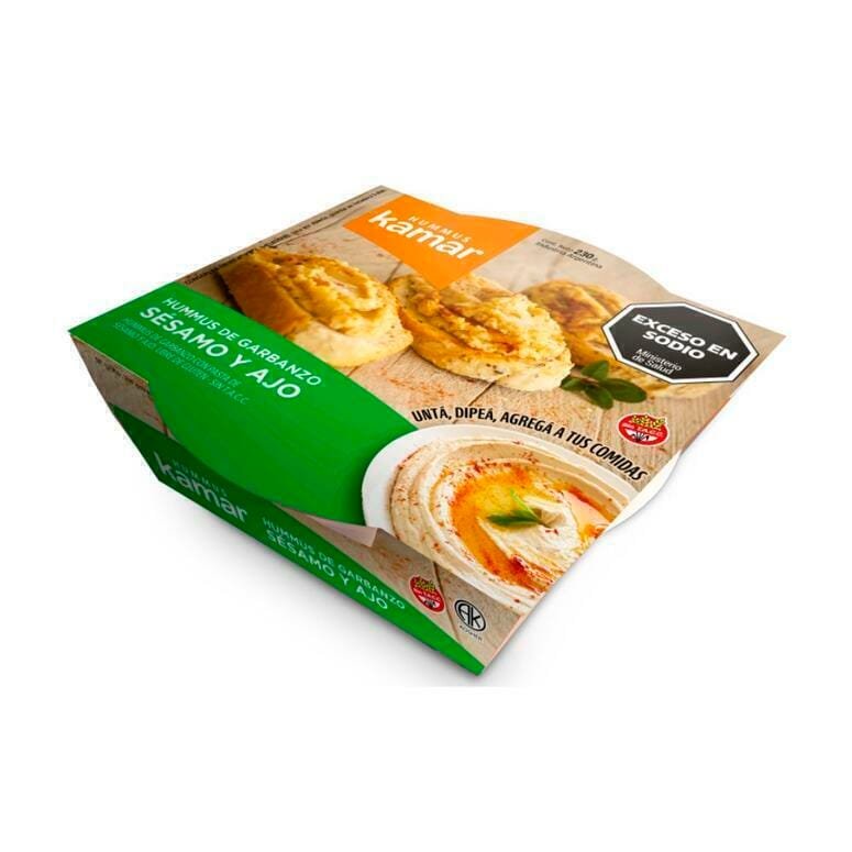HUMMUS KAMAR AJO Y SESAMO