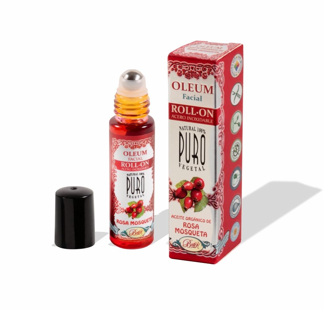 OLEUM ORGANICO FACIAL CORPORAL ROSA ROLL ON 10 ML BOTIK MOSQUETA ROLL ON