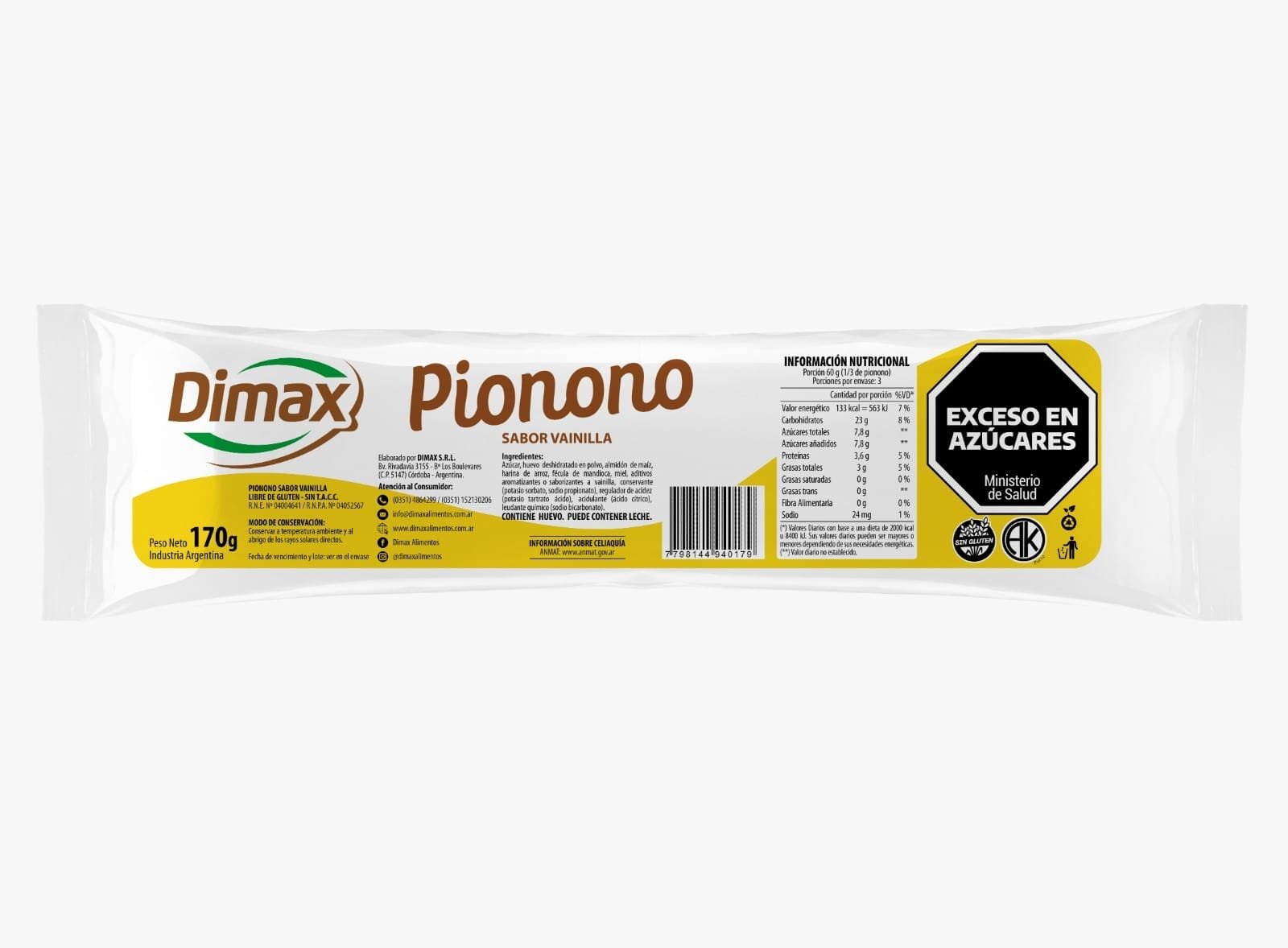 PIONONO DIMAX SIN TACC
