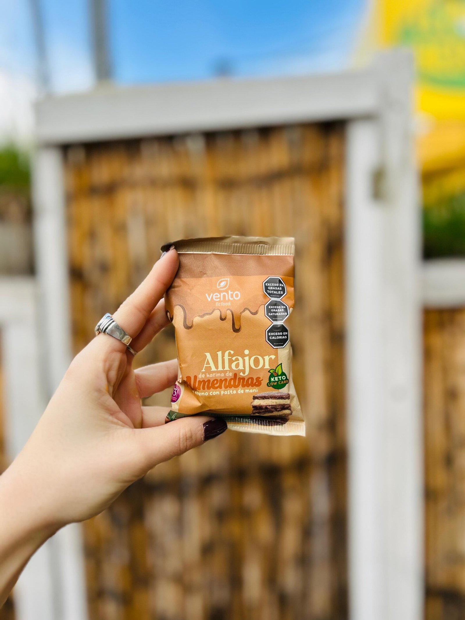 ALFAJOR VENTO LOW CARB MANI
