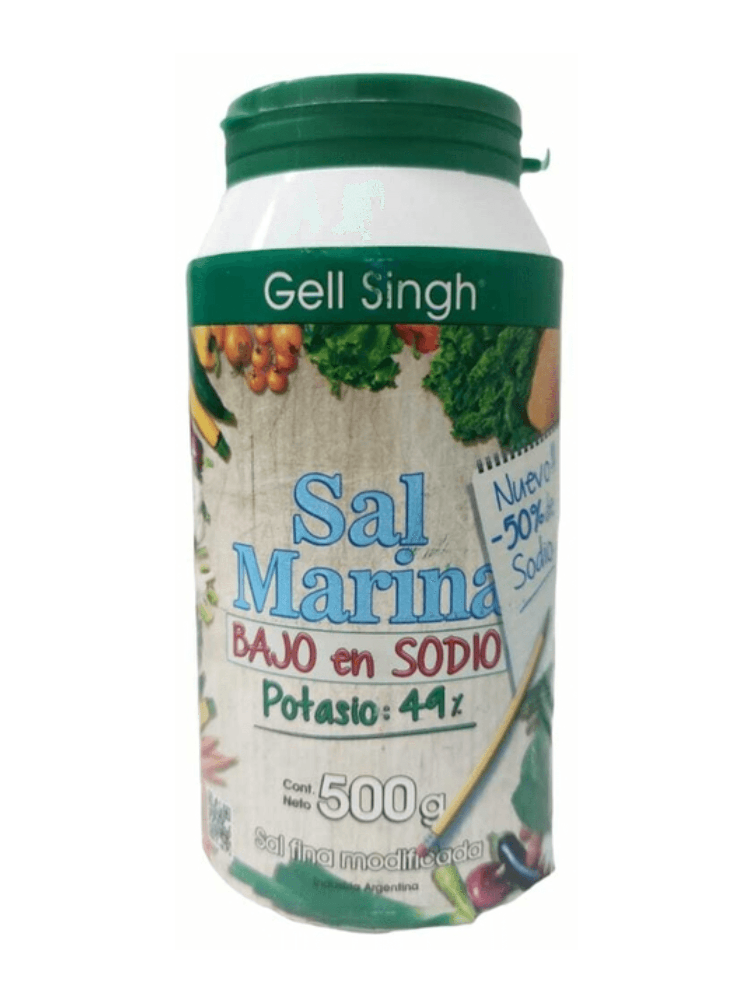 SAL MARINA BAJO EN SODIO GELL SINGH 500G