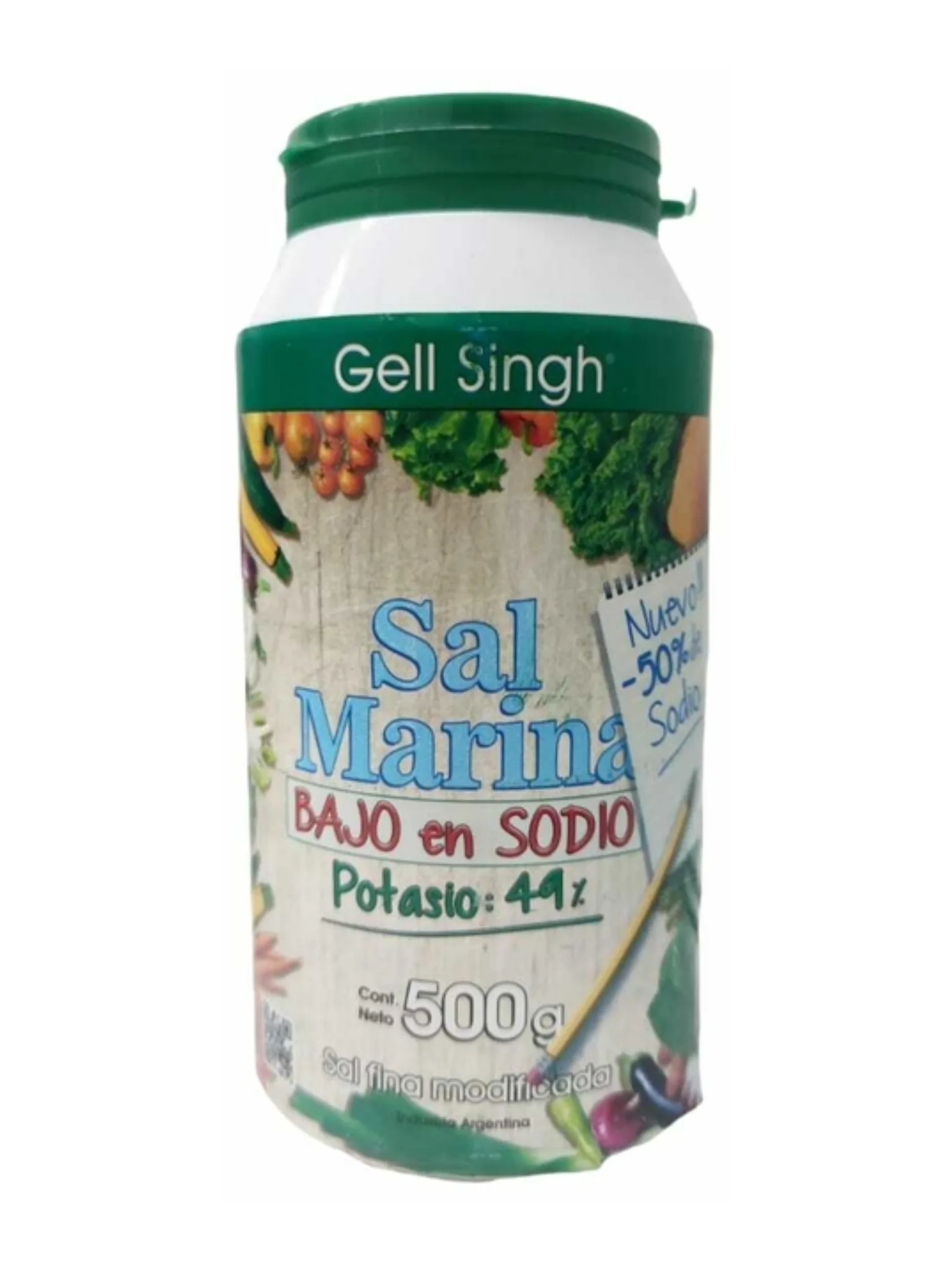 SAL MARINA BAJO EN SODIO GELL SINGH 500G