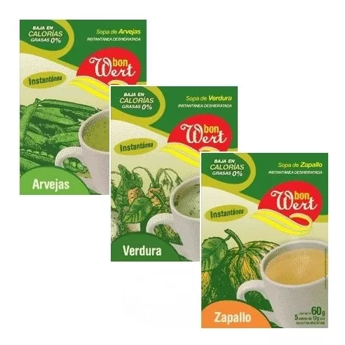 SOPAS INSTANTANEAS BON WERT