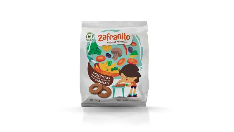GALLETITAS ZAFRANITO ORGANICAS CHOCOLATE X 150 G