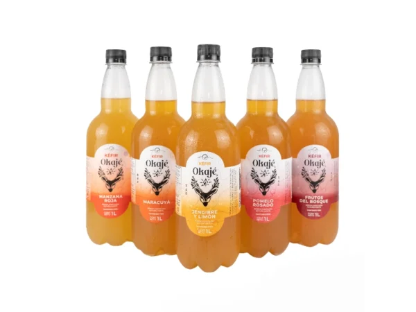 KEFIR OKAJE MANZANA ROJA 1 L