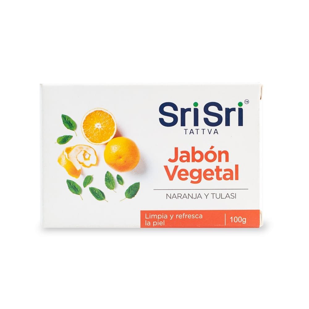 JABON SRI SRI VEGETAL NARANJA Y TULASI