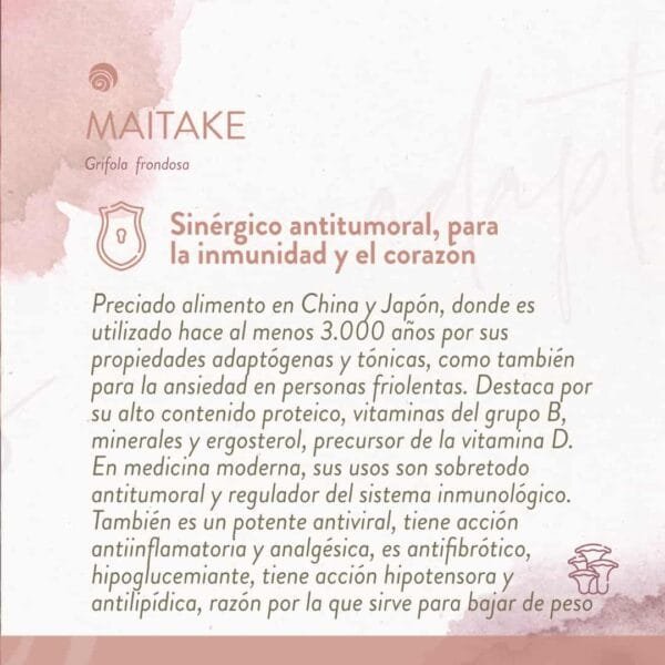 MAITAKE DOBLE EXTRACTO ADAPTOGENOS PRIMITIVA X 50 ML