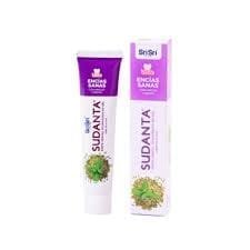 PASTA DENTAL AYURVEDICA SIN FLUOR 50 G SUDANTA GEL MENTA E HINOJO
