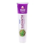 PASTA DENTAL AYURVEDICA SIN FLUOR 100 G SUDANTA GEL MENTA E HINOJO