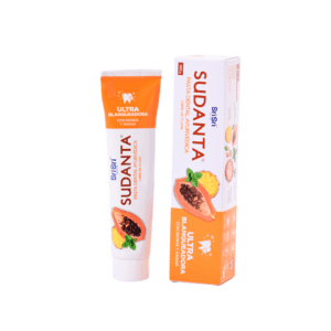PASTA DENTAL SUDANTA ULTRA BLANQUEADORA CON ANANA Y PAPAYA X 50 G
