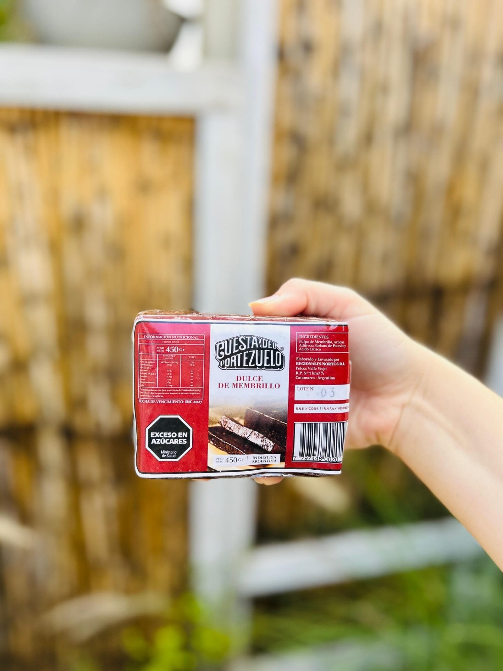 MEMBRILLO CUESTA DEL PORTEZUELO X 450 G