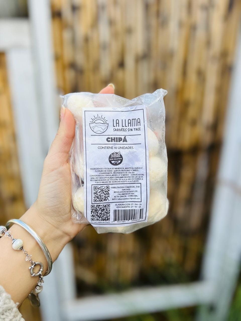 CHIPA LA LLAMA SIN TACC 10 UN