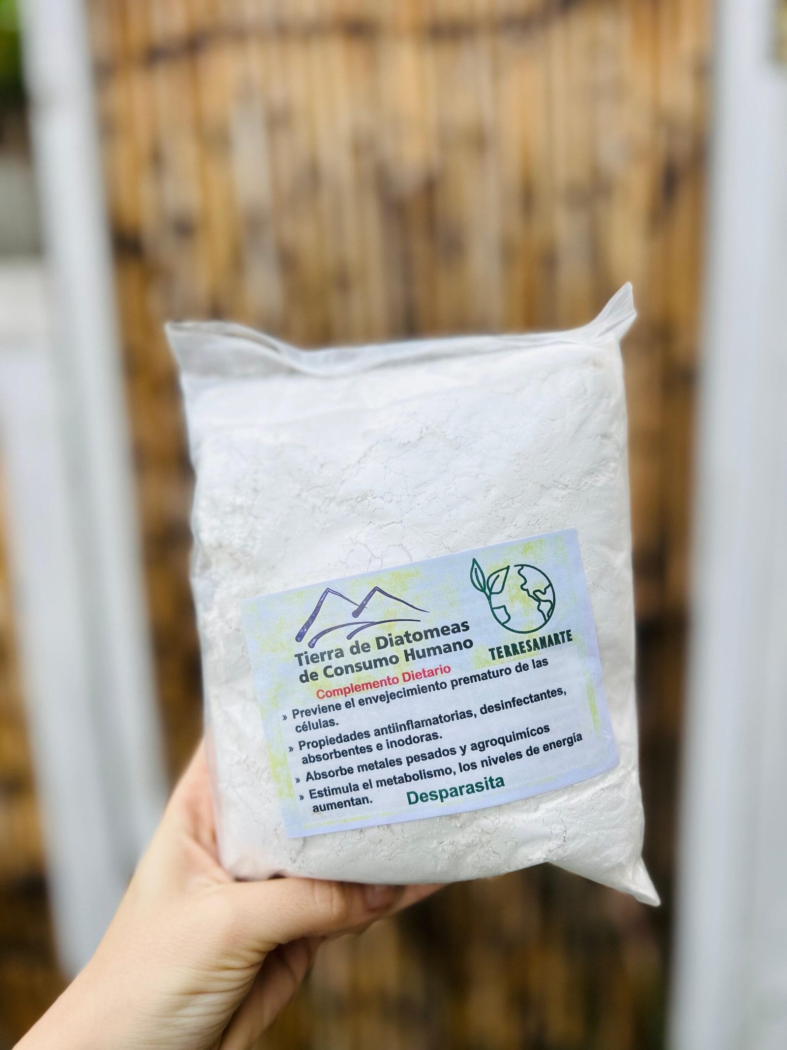 TIERRA DE DIATOMEA  CONSUMO HUMANO 200 G TERRESANARTE