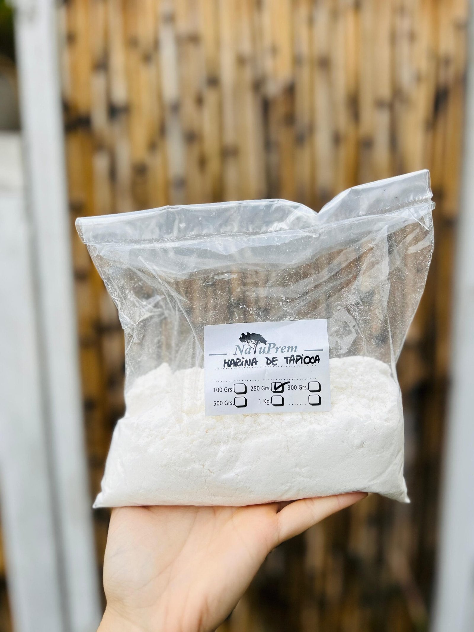 HARINA DE TAPIOCA X 250 G NATUPREM