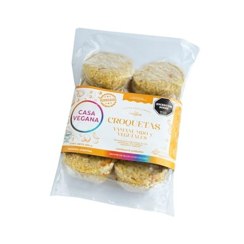 CROQUETAS CASA VEGANA YAMANI MIJO Y VEGETALES