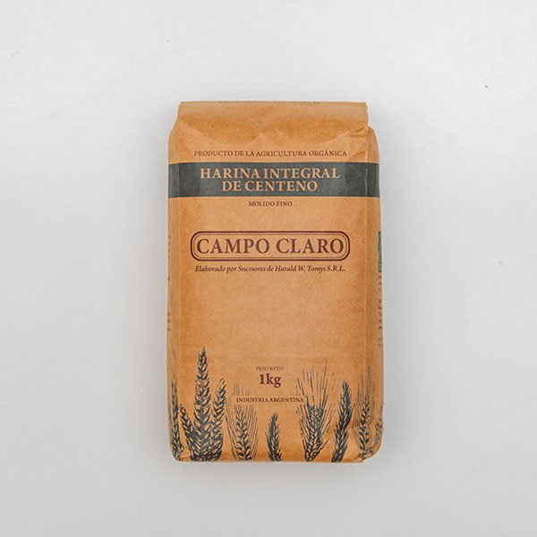 HARINA DE CENTENO X 1 KG CAMPO CLARO