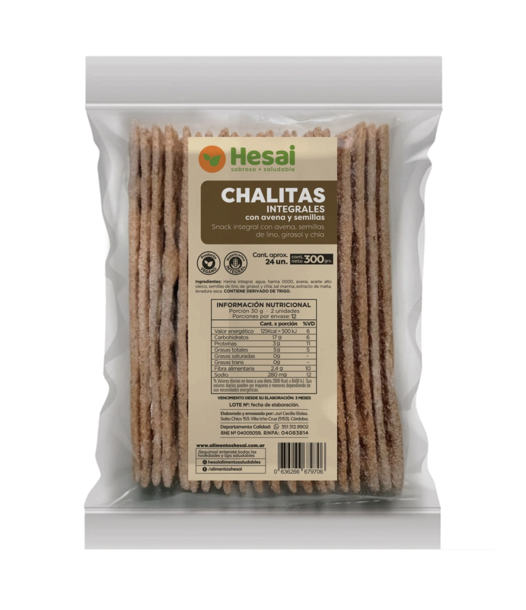 CHALITAS INTEGRALES MULTICEREAL HESAI 300GR