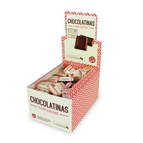 CHOCOLATINA COLONIAL CON LECHE CON AZUCAR