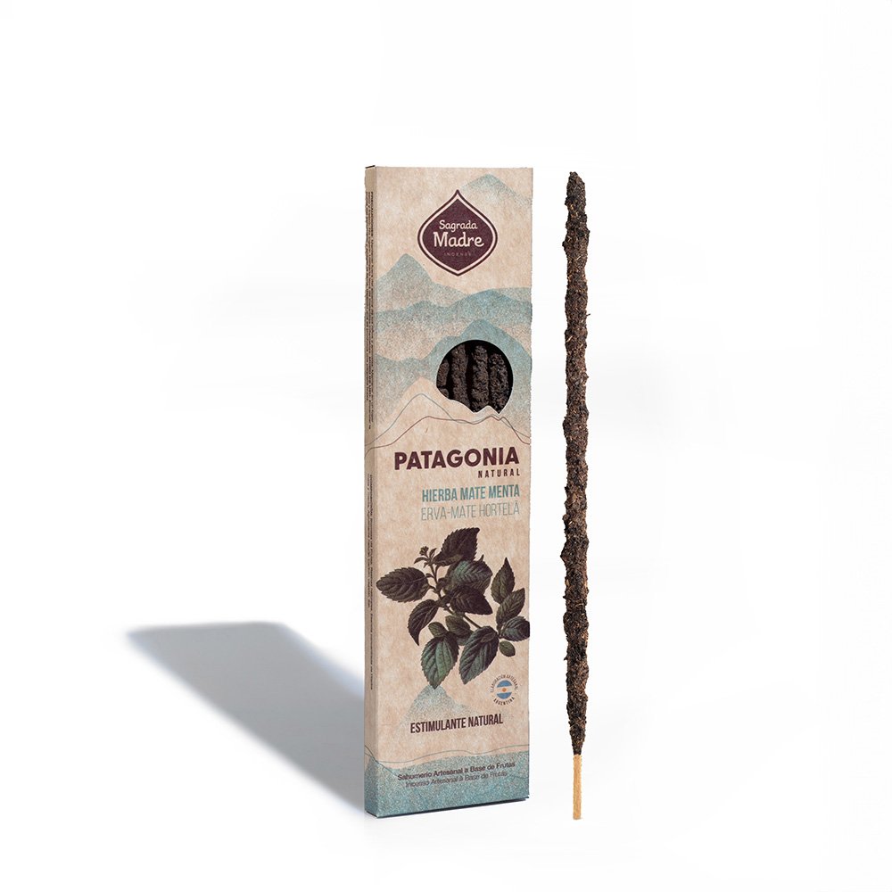 SAHUMERIO SAGRADA MADRE PATAGONIA YERBA MATE Y MENTA