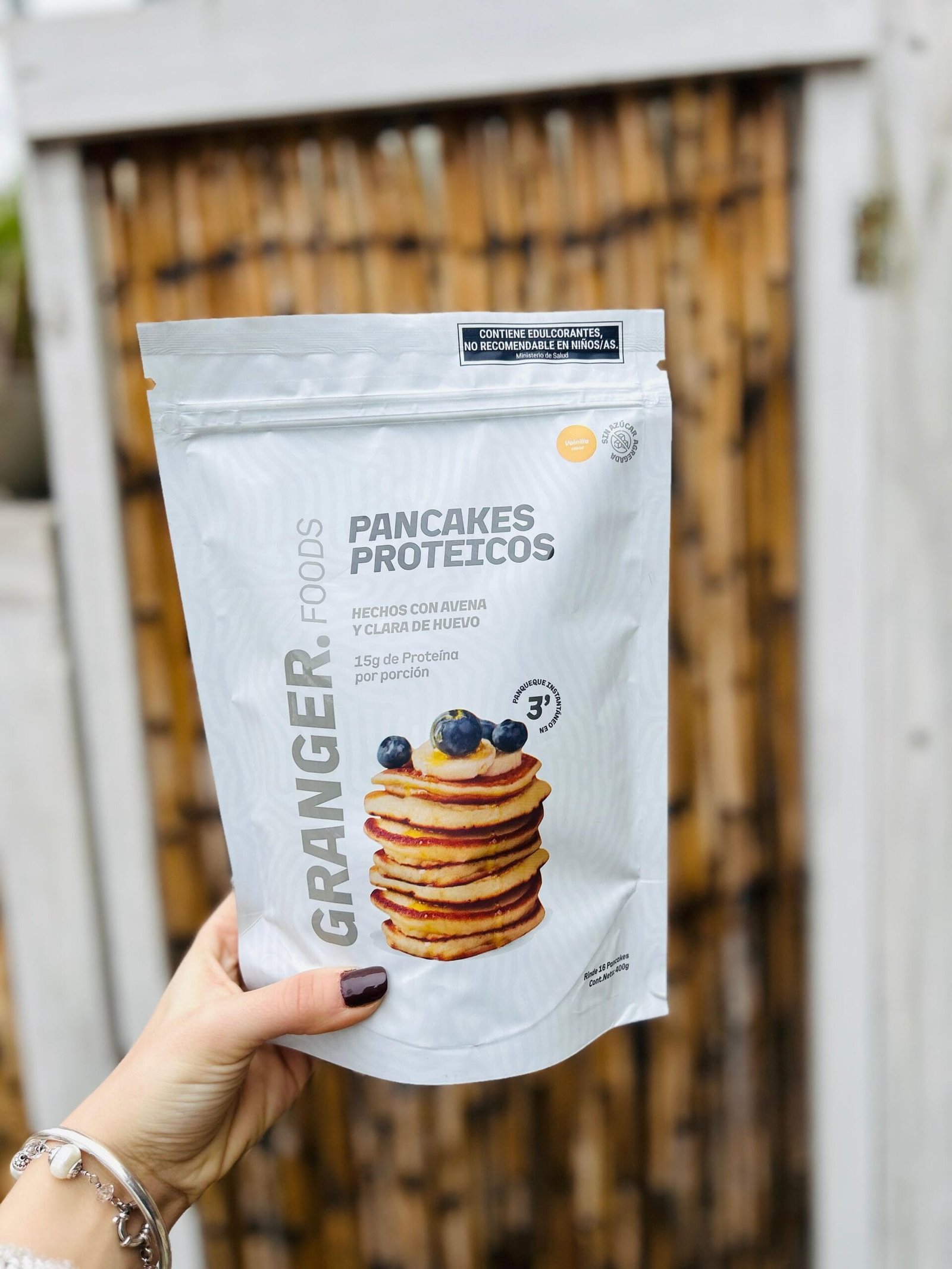 PANCAKES PROTEICOS GRANGER FOODS VAINILLA
