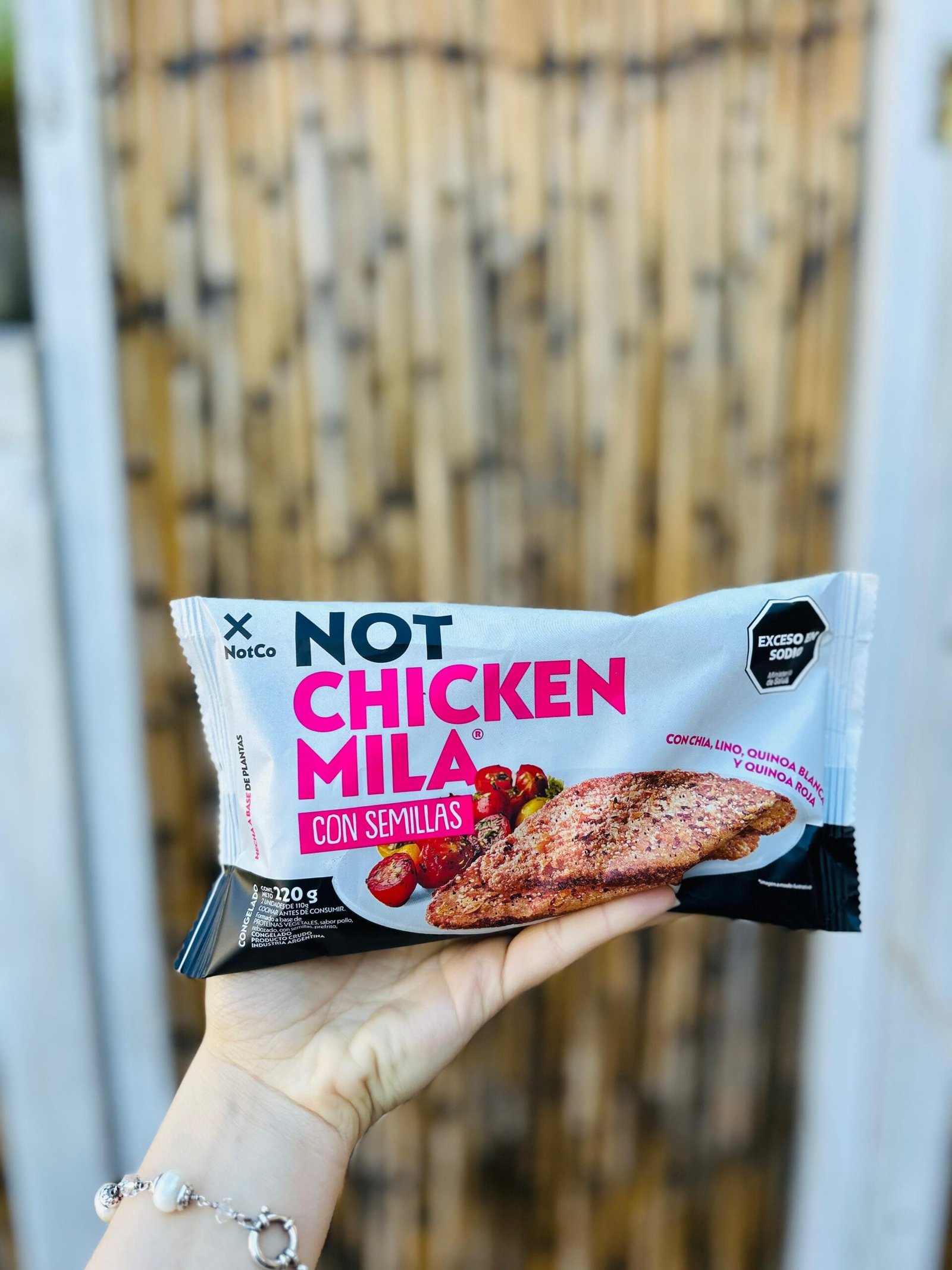 NOT CHICKEN MILA CON SEMILLAS X 2 UN