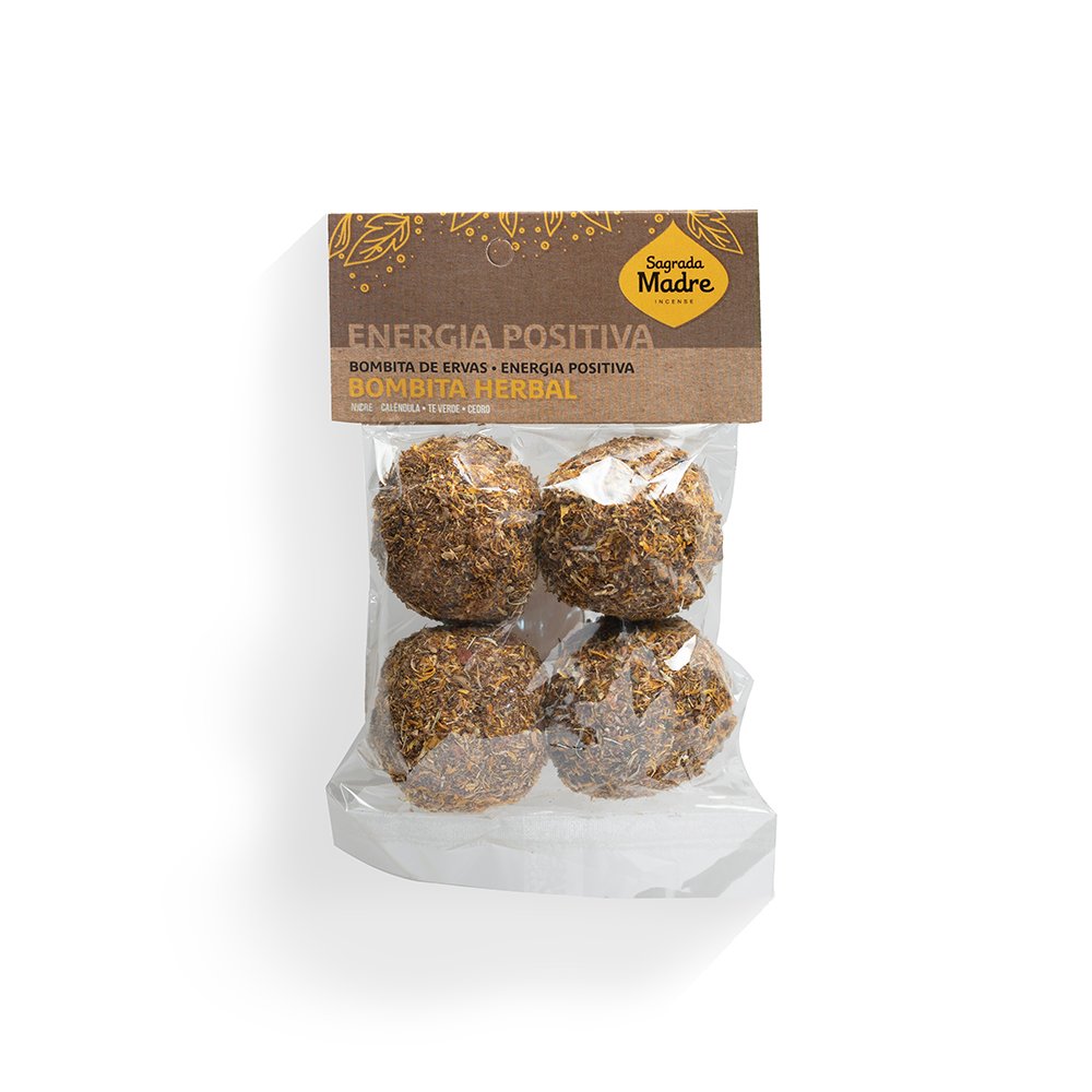 BOMBITA HERBAL BOLSITA SAGRADA MADRE X 4 ENERGIA POSITIVA